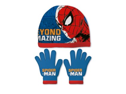 komplet zimowy spiderman