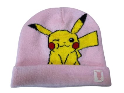 Dívčí zimní čepice Pikatchu 8-11let