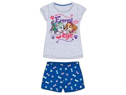 32144 73435 divci letni pyzamo paw patrol skye a everest modre
