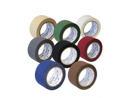 Lemovka na koberce 10 m, textilní samolepící páska hnědá šíř.48mm