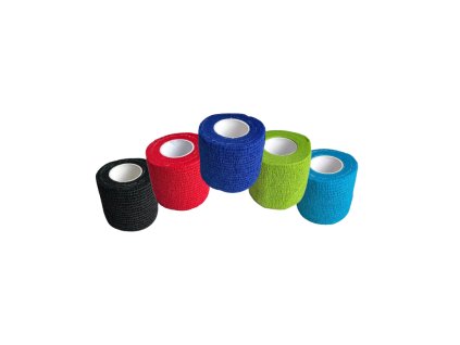 Samofixační obinadlo mix barev 5 cm  Samodržící bandáž