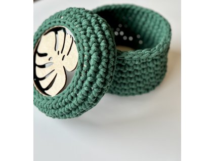 Háčkovaný košík