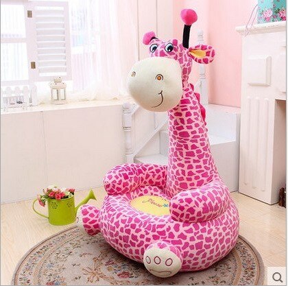 Cartoon-Cute-Giraffe-Children-Kids-Sofa-Chair-Baby-Kids-Plush-Toys