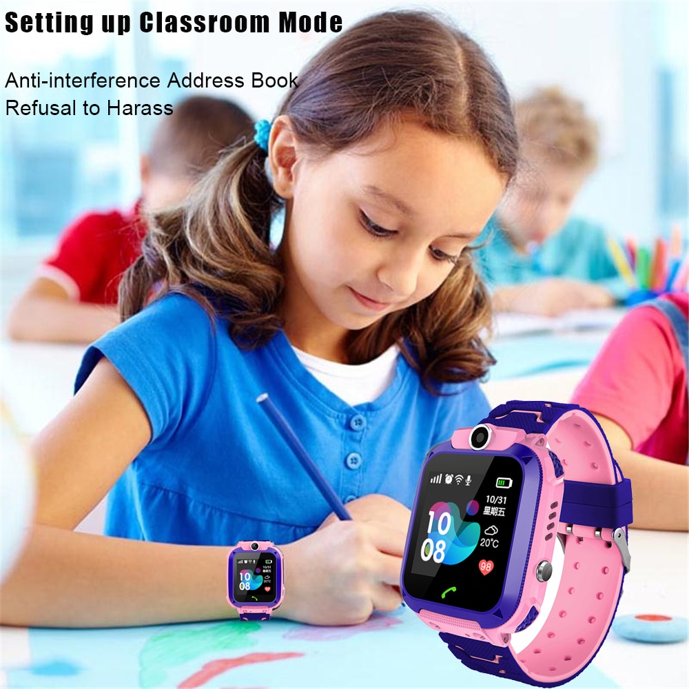 Inteligentné Smart hodinky pre deti s fotoaparátom a GPS - Za facku