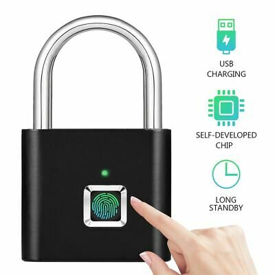 USB-Rechargeable-Smart-Keyless-Electronic-Fingerprint-Lock-Home