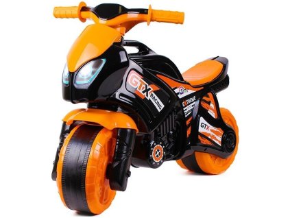 Odrážadlo motorka oranžovo-čierna
