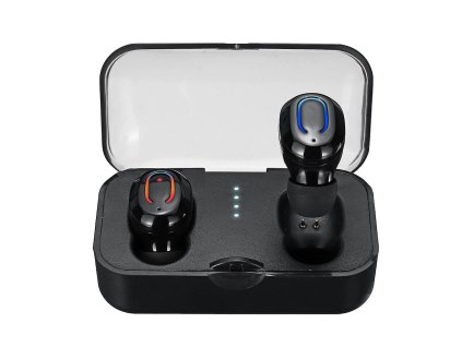 Bluetooth slúchadlá - T18S -headset s nabíjacím dokom