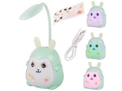 Detská stolová lampa rgb USB na učenie čítania 3 režimy