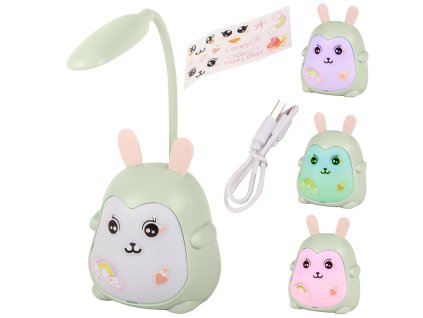 Detská stolová lampa rgb USB na učenie čítania 3 režimy