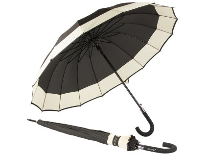 Elegantný veľký vládny dáždnik silný xxl protišmyková rukoväť automatický