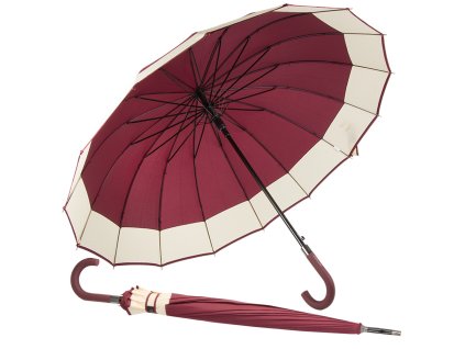 Elegantný veľký vládny dáždnik silný xxl protišmyková rukoväť automatický