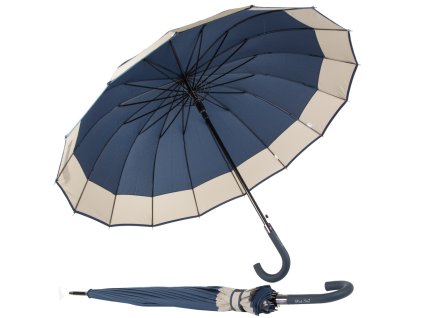 Elegantný veľký vládny dáždnik silný xxl protišmyková rukoväť automatický