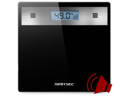 Elektronická lcd sklenená kúpeľňová váha 180kg