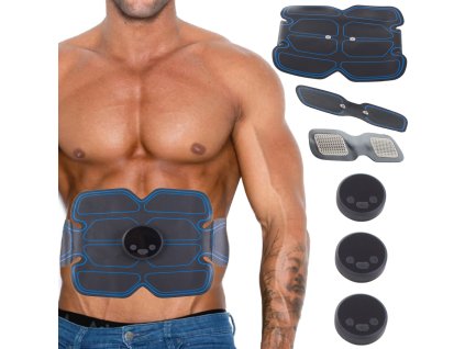 Elektrostimulátor stimulátor brušných svalov 3x ems