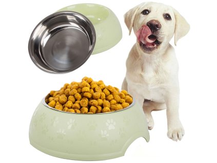 Kovová miska na krmivo pre mačky veľká 1200ml