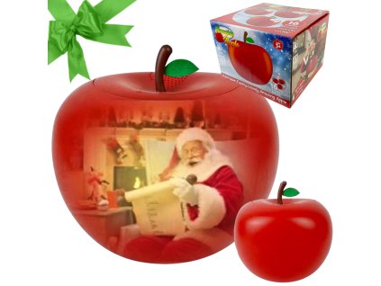 Lampa projektora s animáciou vianočných kolied