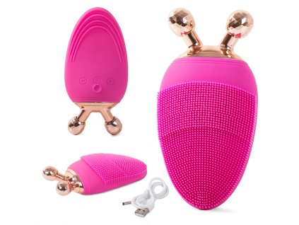 Masážny prístroj na tvár a telo sonická 3d kefa