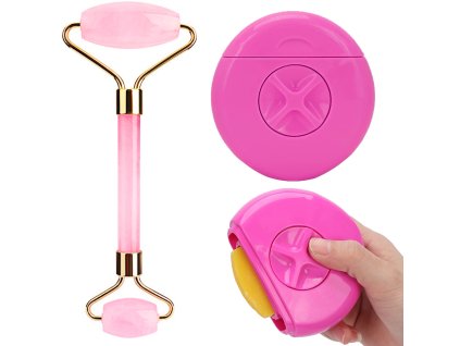 Masážny valček na tvár a holiaci strojček 3 v 1