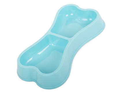 Plastová miska pre psa mačku dvojitá 0,15 l