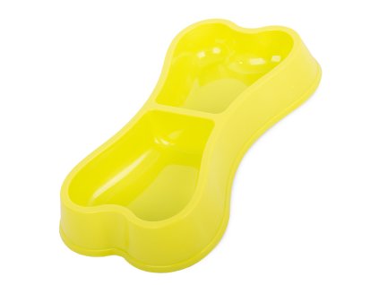 Plastová miska pre psa mačku dvojitá 0,15 l