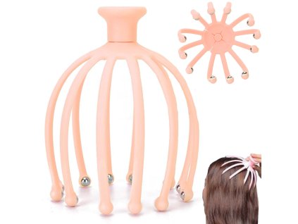 Relaxačný ručný masážny prístroj na masírovanie hlavy