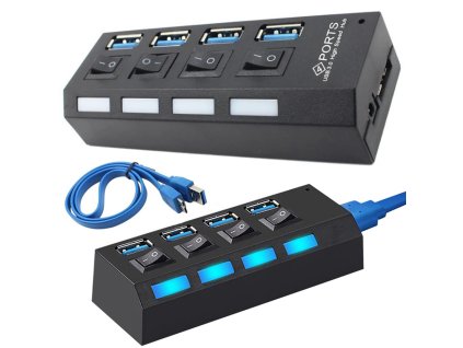 Rozbočovač portov usb 4x usb 3.0