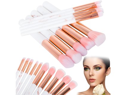 Sada profesionálnych štetcov na make-up 10 kusov