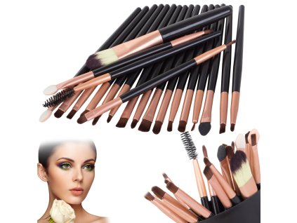 Sada profesionálnych štetcov na make-up 20 kusov