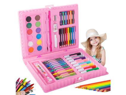 Súprava umeleckých obrazov v kufríku 68 ks