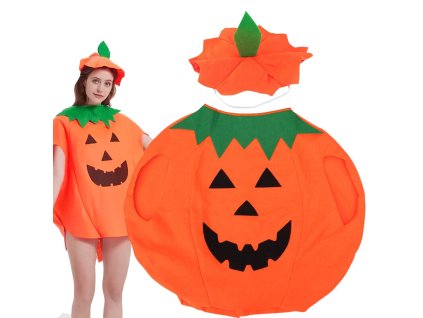 Tekvicový kostým prestrojenie Halloween kostým tekvica