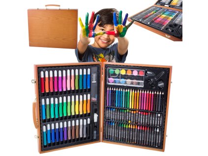 Umelecká maliarska súprava v kufríku 150 ks