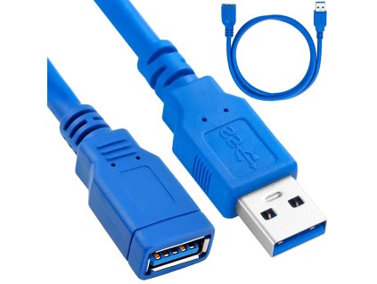 USB KÁBEL 1,5 M MODRÝ (300)