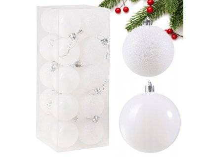 Vianočné ozdoby na stromček 8cm sada 20ks nerozbitných vianočných ozdôb