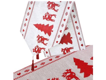 Vianočný stolový bežec Obrus na Štedrý deň