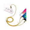 3v1 usb kábel pre telefón lightning kábel iphone micro usb typ-c 1,2 m