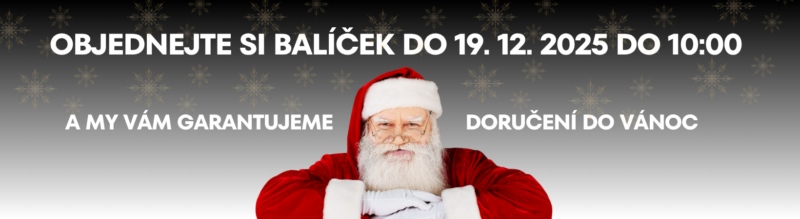 Garance doručení objednávky do Vánoc