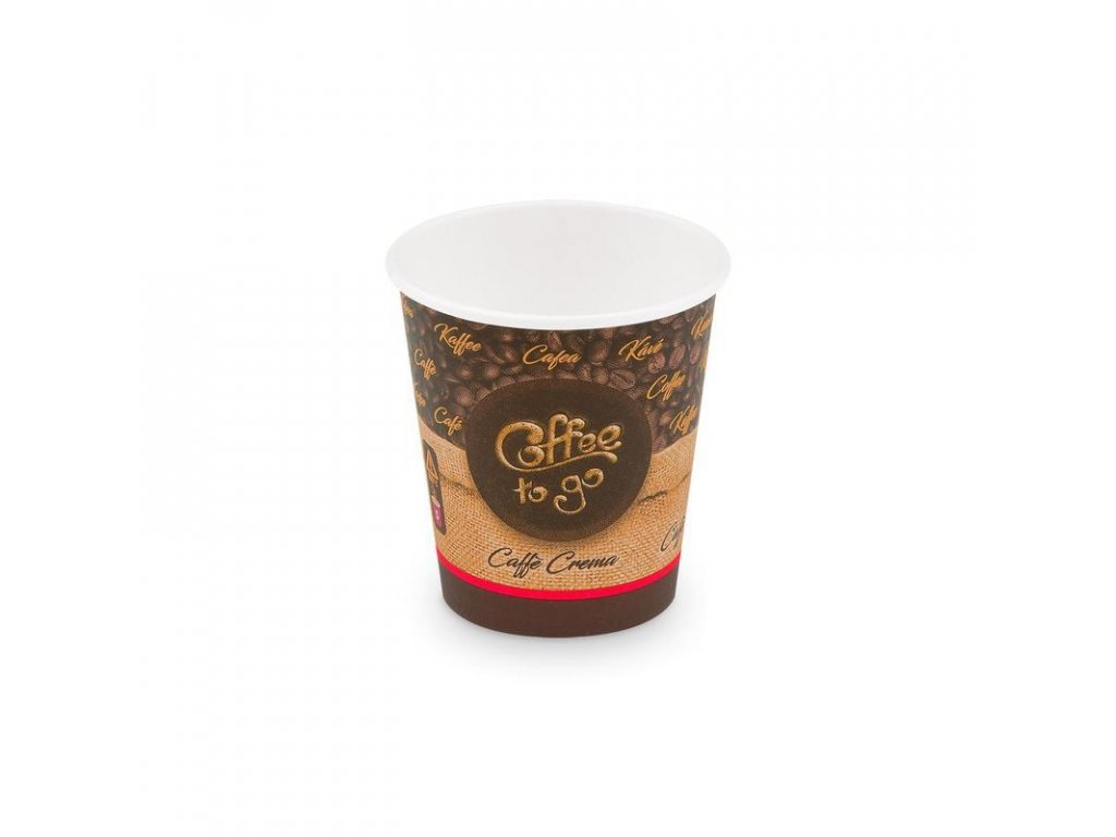 Pohár papierový Coffee 200 ml, S O-73 mm, 50 ks