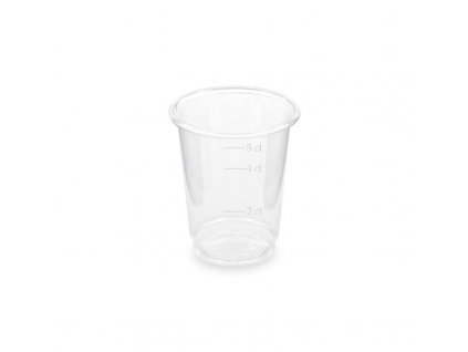 Pohár priehľadný 2 cl / 4 cl / 5 cl, 40 ks