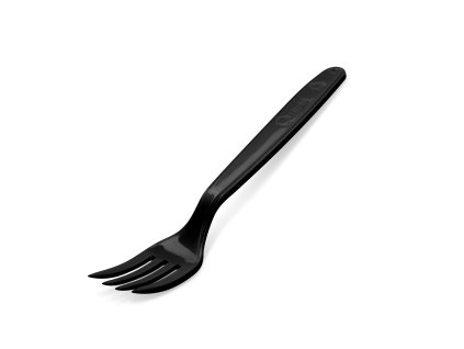 Vidlička (PP) znovu použiteľná čierna 18,5 cm,50ks