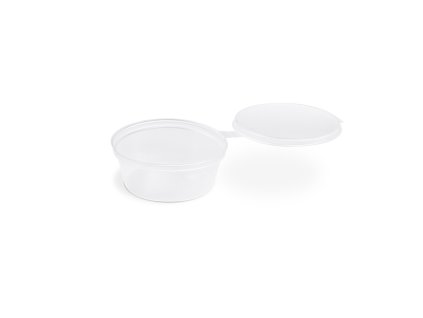 Dressingová miska s viečkom 60 ml PP, 100 ks