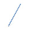 Slamky modrá špirála 25 cm, O-8 mm, 100 ks