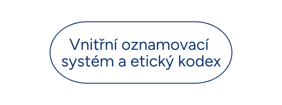 Vnitřní oznamovací systém a etický kodex