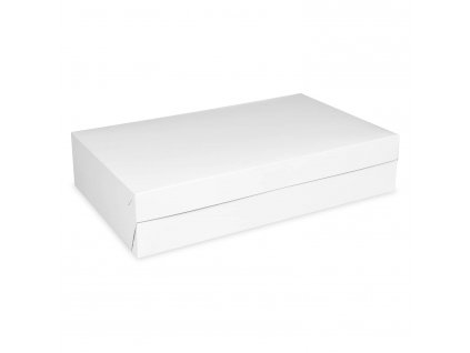krabice na rolady pap bila 45x30x10 cm