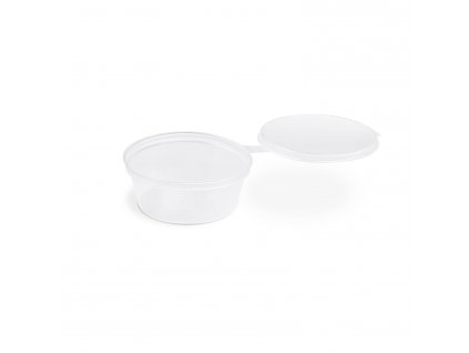dresinkova miska pp s vickem pruhledna 70mm 60ml