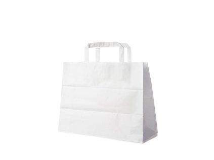 papirova taska bila 32x16x27 cm