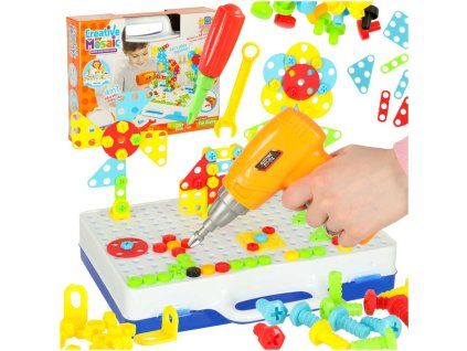 Screwdriver drill screws construction blocks 237 pieces 166990