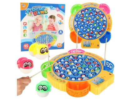 Rodinná hra FISHING GAME – 45 rybek + 4 pruty