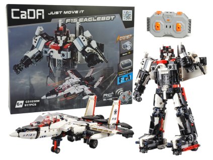 CaDA Stavebnice robot-letadlo 917 ks (C51030W)