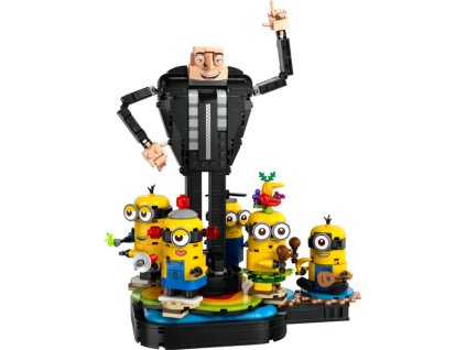 LEGO Já, padouch 4 - Gru a mimoni z kostek