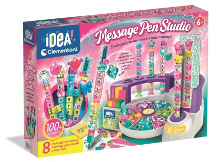 eng pl Idea Art Message Pen Factory with Letters Clementoni 18211 28476 1